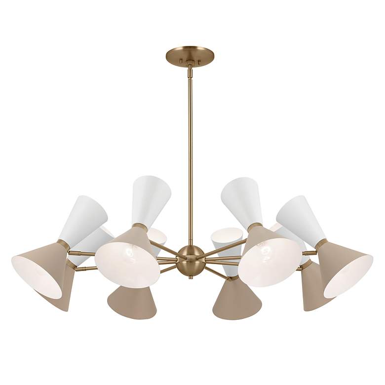 Image 4 Kichler Phix 48 3/4" Wide 16-Light Modern Hourglass Chandelier more views
