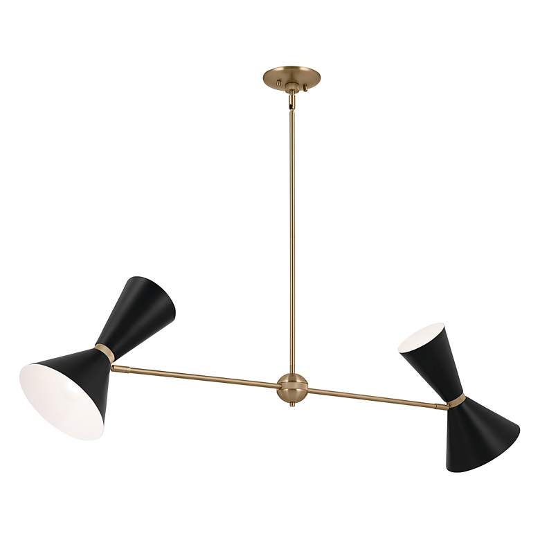 Image 4 Kichler Phix 48 Inch 4 Light Linear Chandelier more views