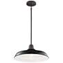 1_Kichler Pier 11" Wide Black Outdoor Hanging Light