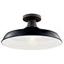 4_Kichler Pier 11" Wide Black Outdoor Hanging Light more views