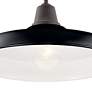 Kichler Pier 11" Wide Black Outdoor Hanging Light