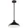 Kichler Pier 12 1/2" Wide Black Outdoor Hanging Light