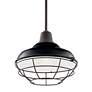 5_Kichler Pier 12 1/2" Wide Black Outdoor Hanging Light more views