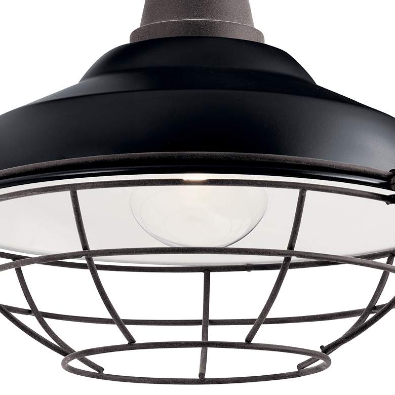 Image 3 Kichler Pier 16 1/4"W bronze Black Metal Outdoor Wall Light more views