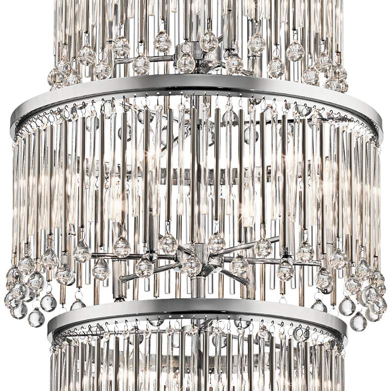 Image 2 Kichler Piper 22" Wide Chrome Chandelier more views