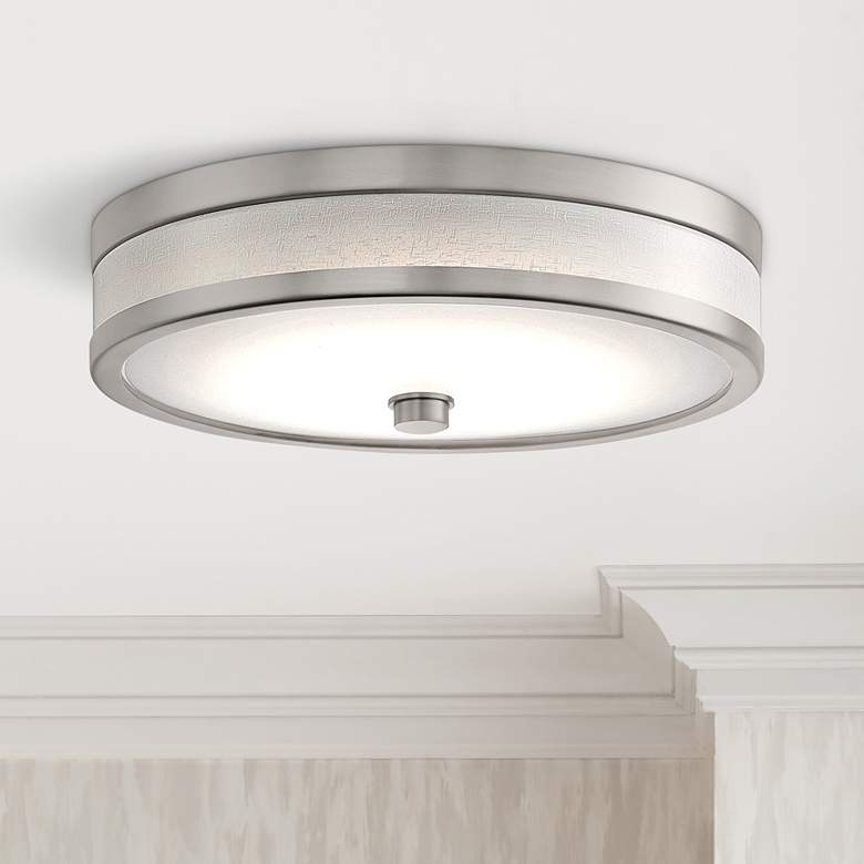 Image 1 Kichler Pira 12" Wide Champagne LED Ceiling Light