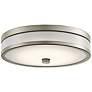 2_Kichler Pira 12" Wide Modern Brushed Nickel LED Ceiling Light