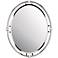 Kichler Pocelona 30" x 24" White Porcelain and Chrome Wall Mirror