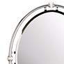 3_Kichler Pocelona 30" x 24" White Porcelain and Chrome Wall Mirror more views