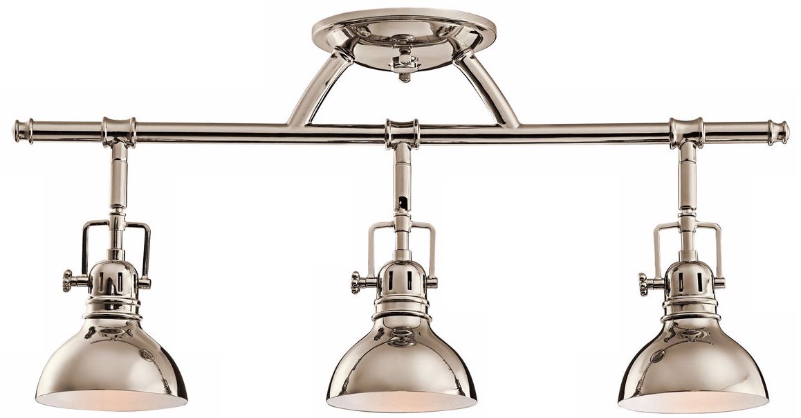 Kichler Polished Nickel 23" Wide Swivel Ceiling Fixture