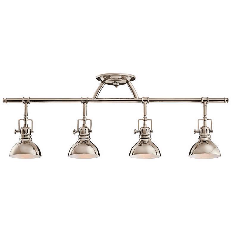 Image 1 Kichler Polished Nickel 31 1/2 inch Wide Swivel Ceiling Fixture