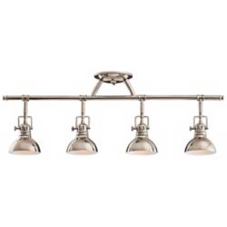 Kichler Polished Nickel 31 1/2&quot; Wide Swivel Ceiling Fixture