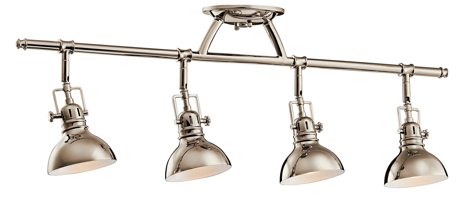 Image 2 Kichler Polished Nickel 31 1/2" Wide Swivel Ceiling Fixture more views