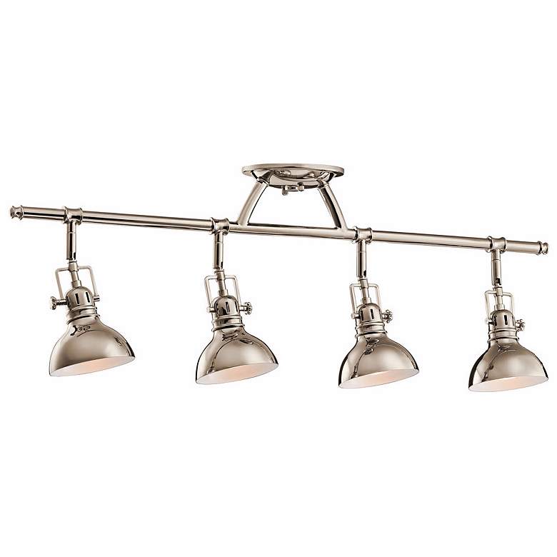 Image 2 Kichler Polished Nickel 31 1/2" Wide Swivel Ceiling Fixture more views