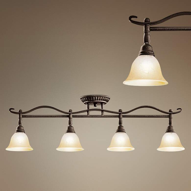 Image 1 Kichler Pomery Collection 32 inch Wide Ceiling Fixture