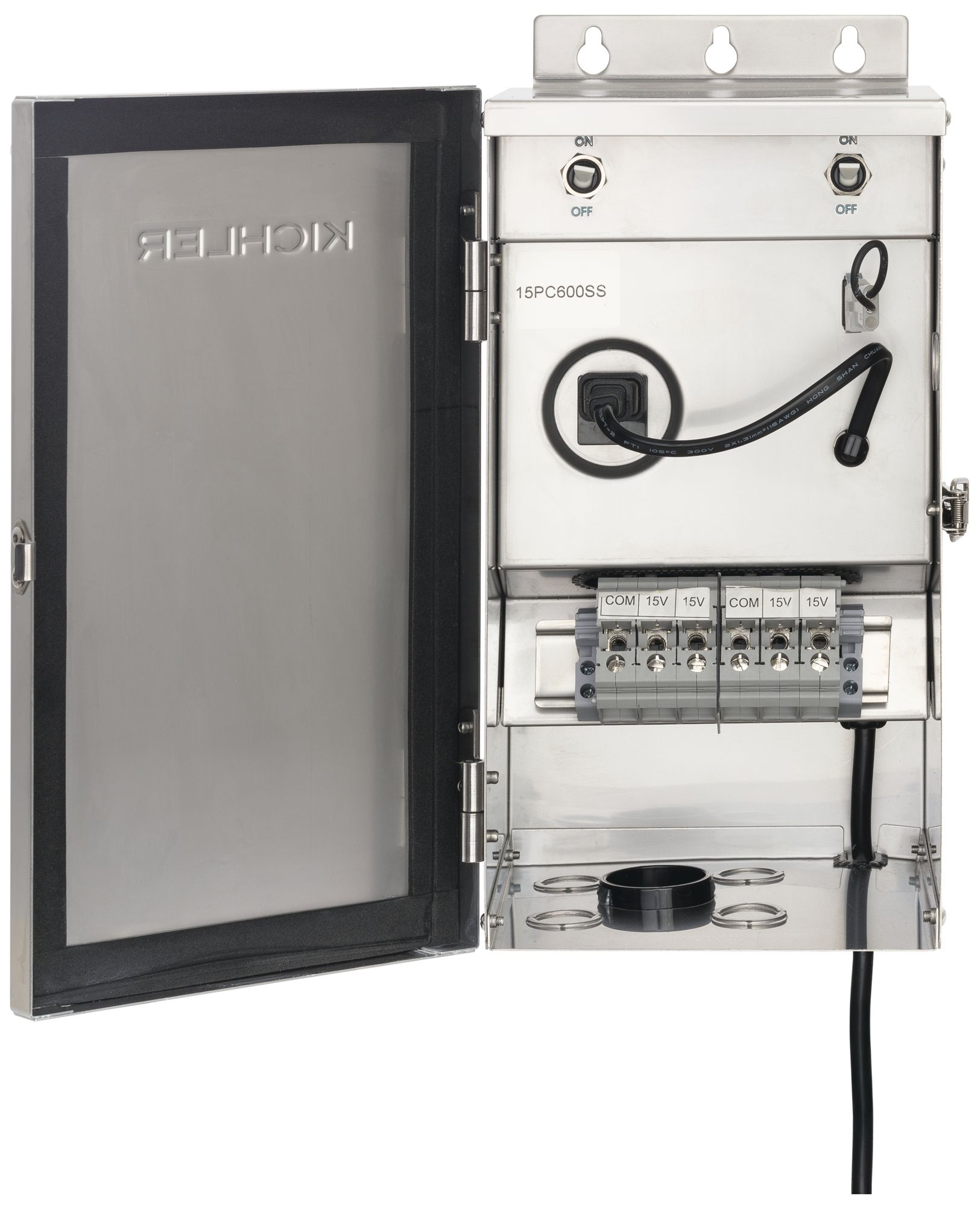 Image 3 Kichler Pro Contractor Series 15V Transformer 600W in Stainless Steel more views