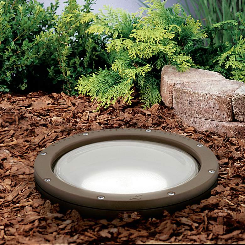 Image 1 Kichler Rabbie Architectural Bronze Landscape Well Light