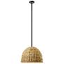 Thumbnail3 of Kichler Raffiana 18" Wide Woven Dome Pendant Light