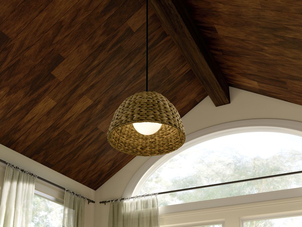 Kichler Raffiana 18" Wide Woven Dome Pendant Light in scene