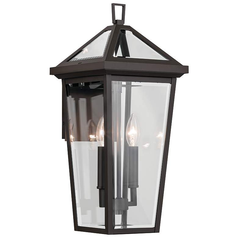 Image 1 Kichler Regence 19 1/4" High Olde Bronze Outdoor Wall Light