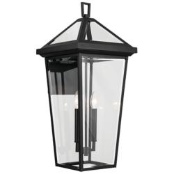 Kichler Regence 26" High Black 2-Light Outdoor Wall Light