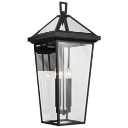 Kichler Regence 30 1/4"H Texture Black Outdoor Wall Light
