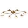 Kichler Remy 33" 8-Light Champagne Bronze Modern LED Ceiling Light