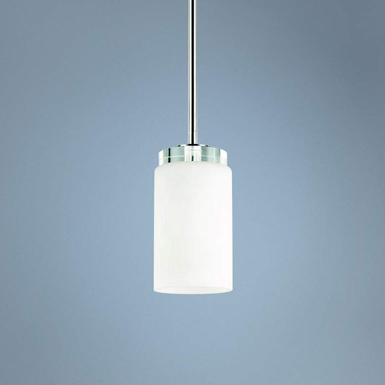 Image 1 Kichler Reynes 4 inch Wide Chrome Mini Pendant Light