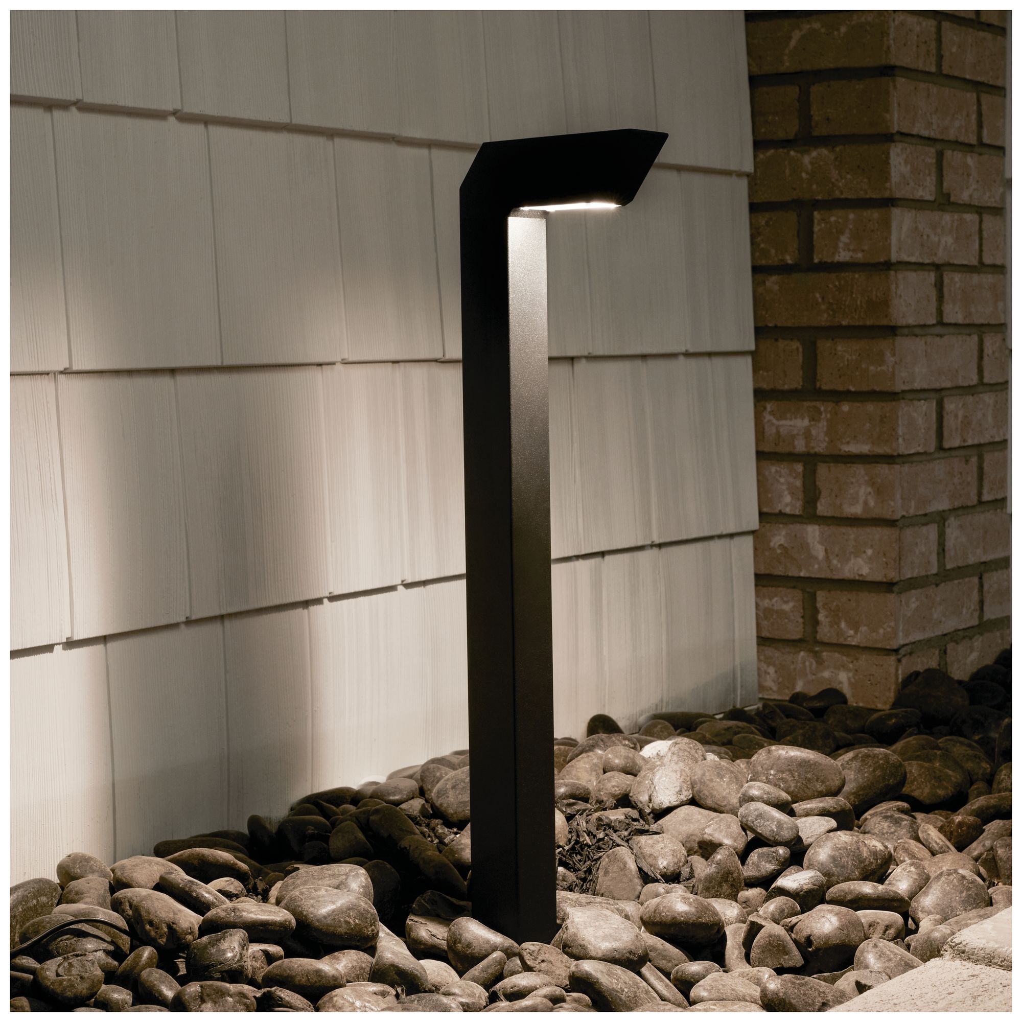 Kichler Right Angle 22"H Textured Black Landscape Path Light