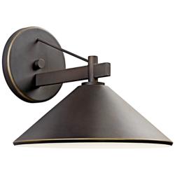 Kichler Ripley 10"H Olde Bronze Dark Sky Outdoor Wall Light