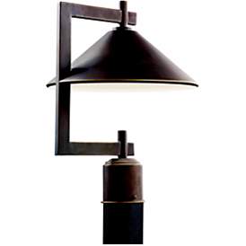 Image1 of Kichler Ripley 16" High Industrial Bronze Dark Sky Outdoor Post Light