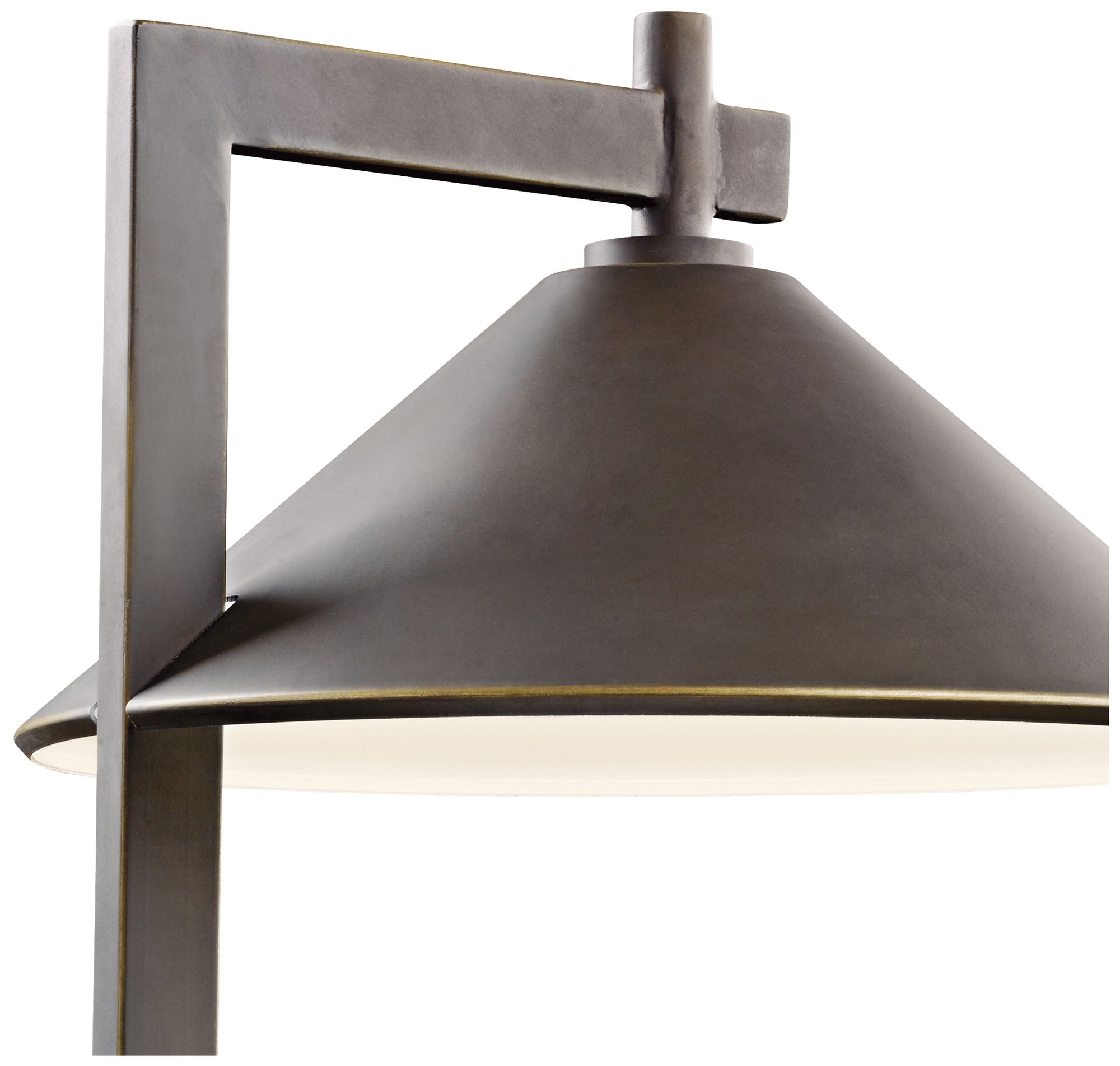 Image 4 Kichler Ripley 16" High Industrial Bronze Dark Sky Outdoor Post Light more views