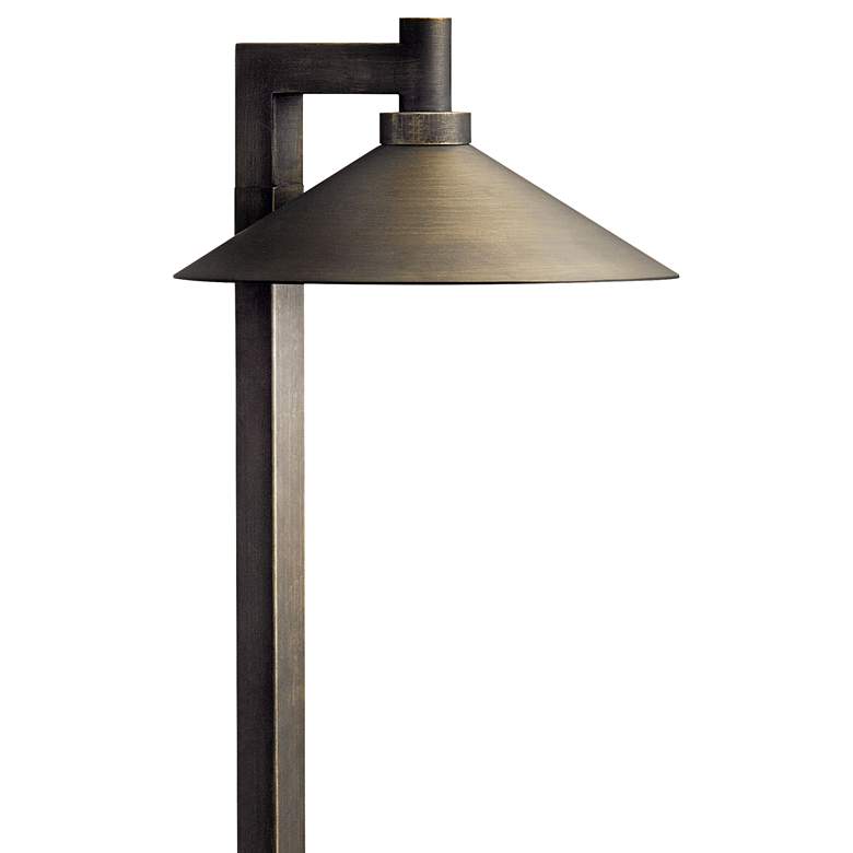 Image 1 Kichler Ripley 26"H Centennial Brass 3000K LED Path Light
