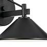 2_Kichler Ripley 7 1/2" High Black Dark Sky Outdoor Wall Light more views