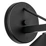 3_Kichler Ripley 7 1/2" High Black Dark Sky Outdoor Wall Light more views