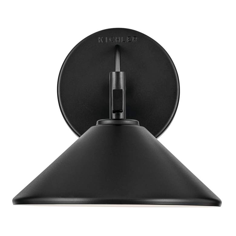 Image 5 Kichler Ripley 7 1/2" High Black Dark Sky Outdoor Wall Light more views