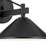 Thumbnail2 of Kichler Ripley 9 1/4" High Black Outdoor Wall Light more views