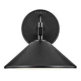Image5 of Kichler Ripley 9 1/4" High Black Outdoor Wall Light more views