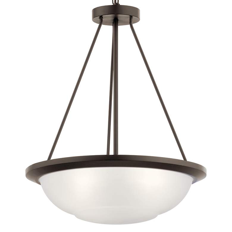 Image 2 Kichler Ritson 18 1/4" Wide 3-Light Olde Bronze Bowl Pendant more views