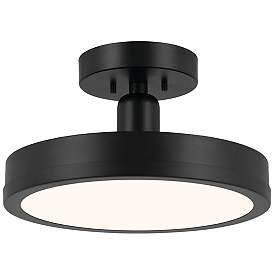 Image1 of Kichler Riu 14.25 Inch 1 Light LED Semi-Flush White Acrylic Diffuser