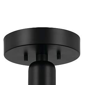 Image3 of Kichler Riu 14.25 Inch 1 Light LED Semi-Flush White Acrylic Diffuser more views