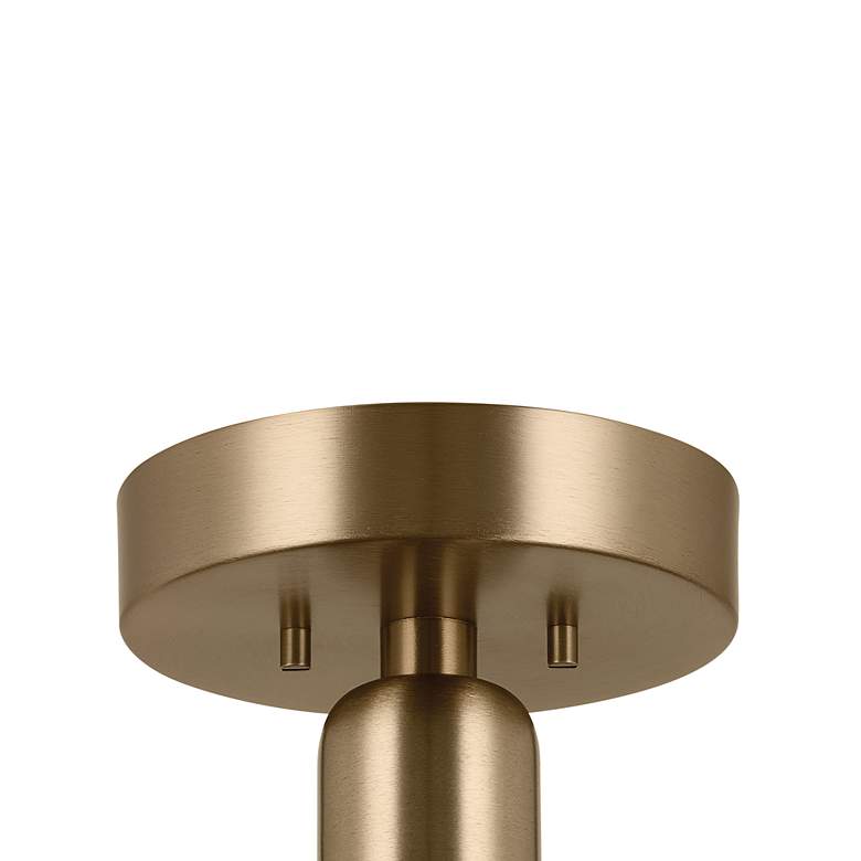 Image 4 Kichler Riu 14.25 Inch 1 Light LED Semi-Flush with White Acrylic Diffuser more views