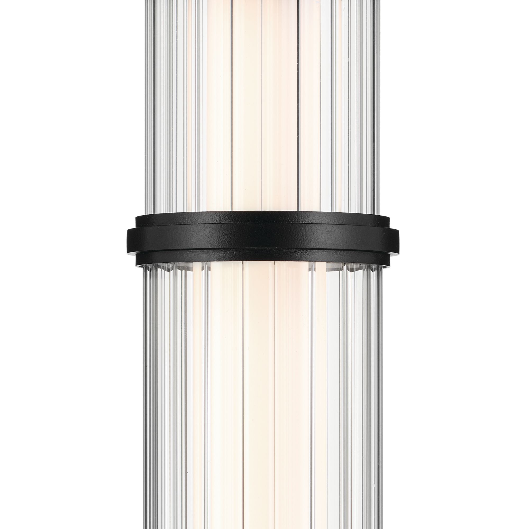 Image 6 Kichler Riven 15.5 Inch LED 1 Light Pendant in Black more views