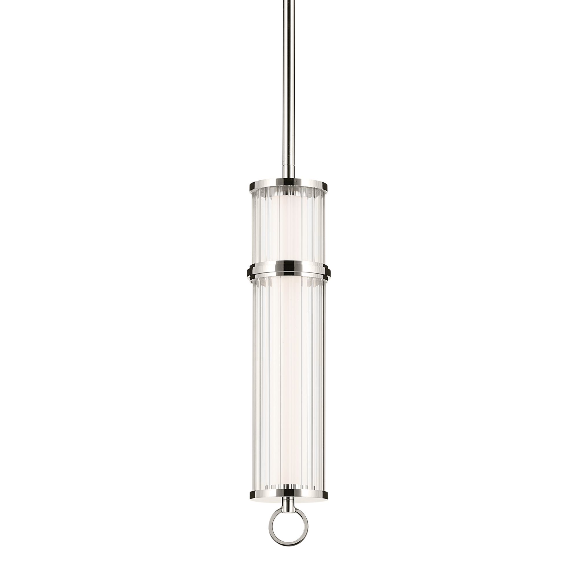 Image 5 Kichler Riven 15.5 Inch LED 1 Light Pendant in Polished Nickel more views