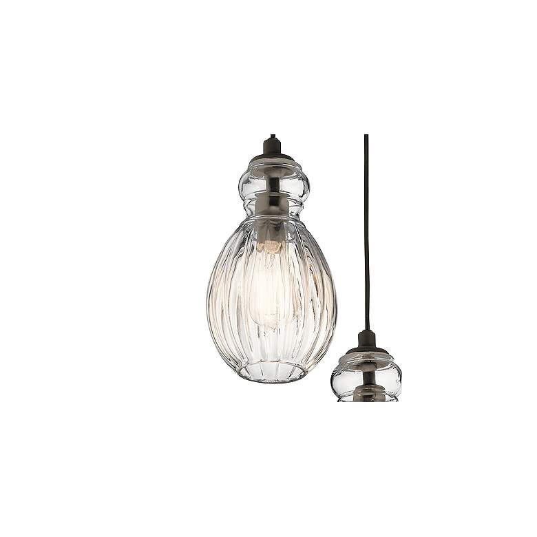 Image 3 Kichler Riviera 18" Wide Oiled Bronze Multi Light Pendant more views