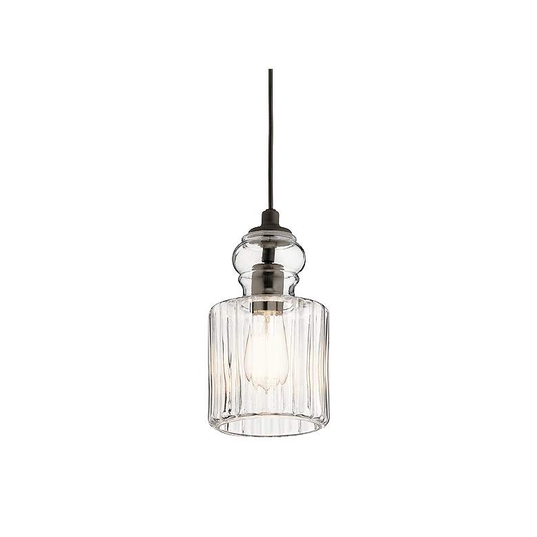 Image 2 Kichler Riviera 5 3/4" Wide Oiled Bronze Mini Pendant