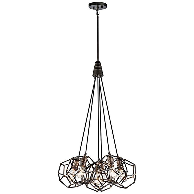 Image 3 Kichler Rocklyn 22 3/4" Wide Steel 6-Light Foyer Pendant more views