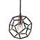 Kichler Rocklyn 8" Wide Raw Steel 1-Light Pendant