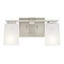 4_Kichler Roehm 14" Wide Brushed Nickel 2-Light Bath Light more views