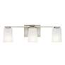 4_Kichler Roehm 23"W Brushed Nickel 3-Light Vanity Bath Light more views